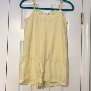 *Charlotte Russe* Yellow Lounge/PJ Romper